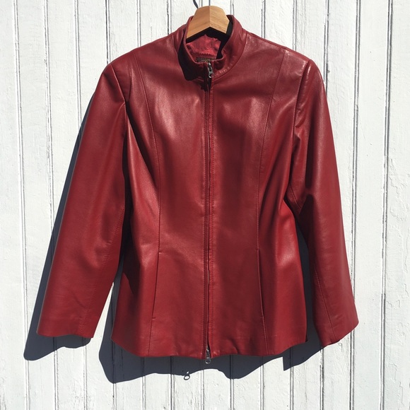 SAX LEATHER FACTORY JACKET - Picture 1 of 7